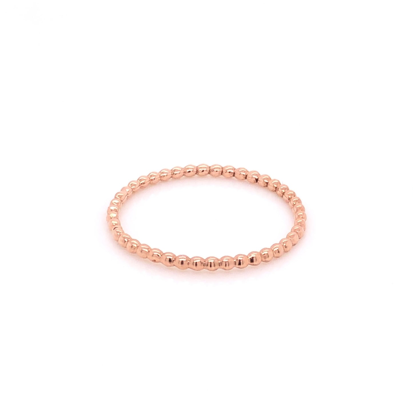 IMMEDIATE DELIVERY / Aliza Hoop / 14k Rose Gold / Size 6