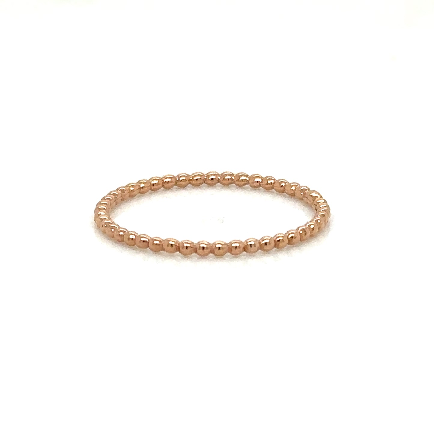 ENTREGA INMEDIATA / Argolla Aliza / Oro rosa 14k / Talla 5.75