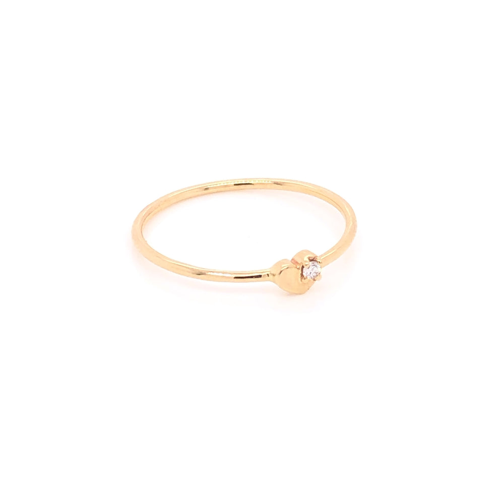 
                      
                        Mini Heart Ring with Diamond
                      
                    