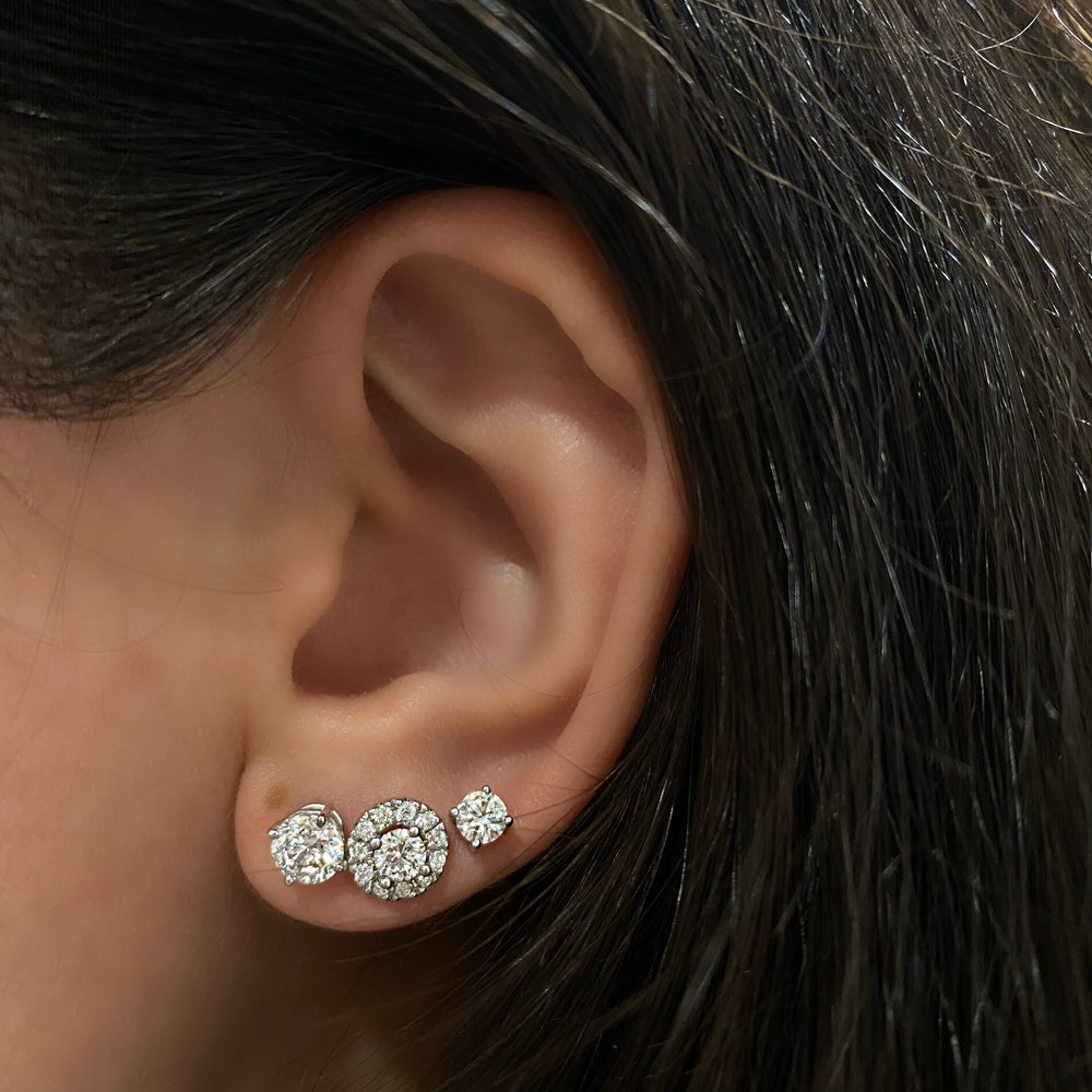 
                      
                        ENTREGA INMEDIATA / Aretes de Diamantes de 1.20ct (0.60ct cada uno)
                      
                    