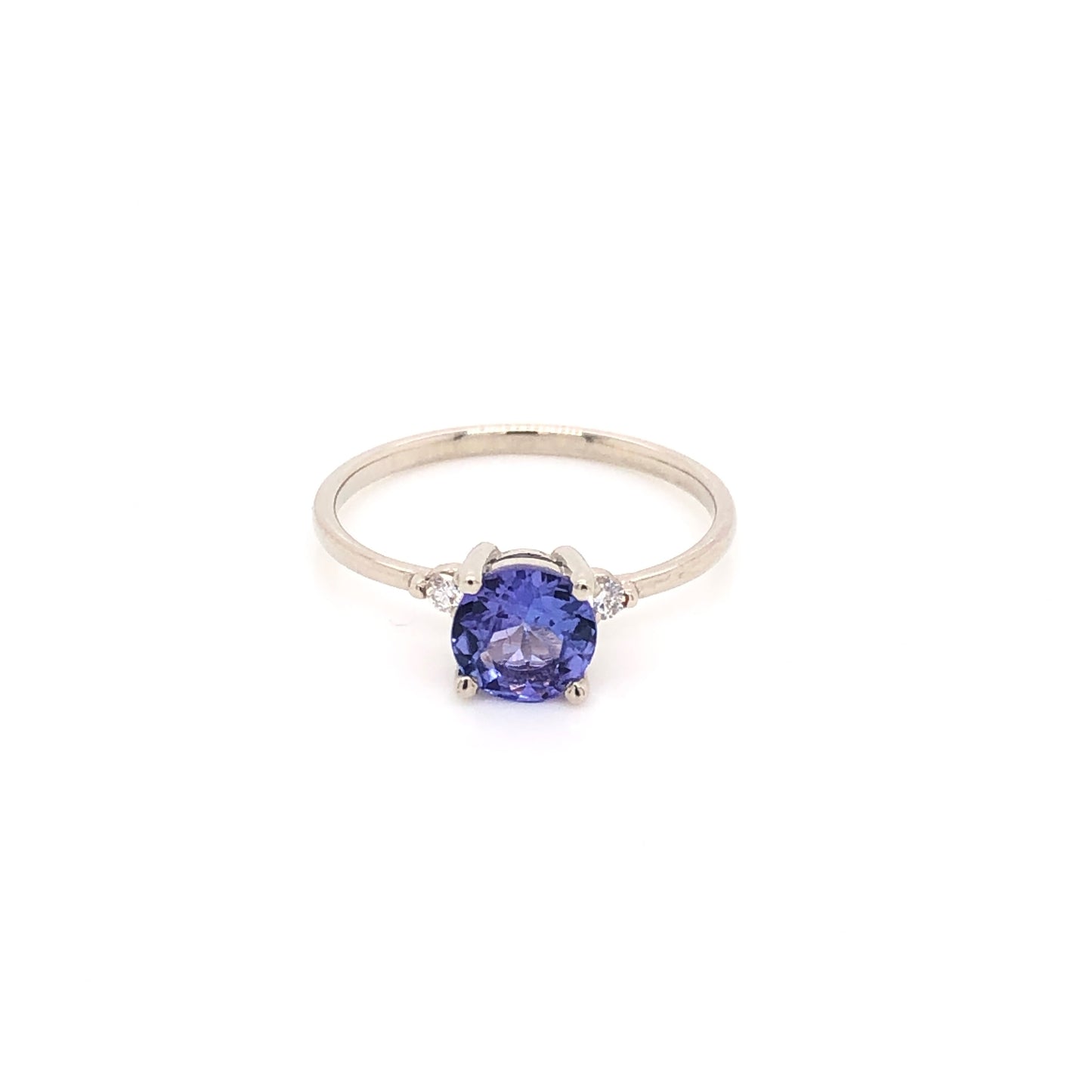 Tanzanite Ring with Diamonds