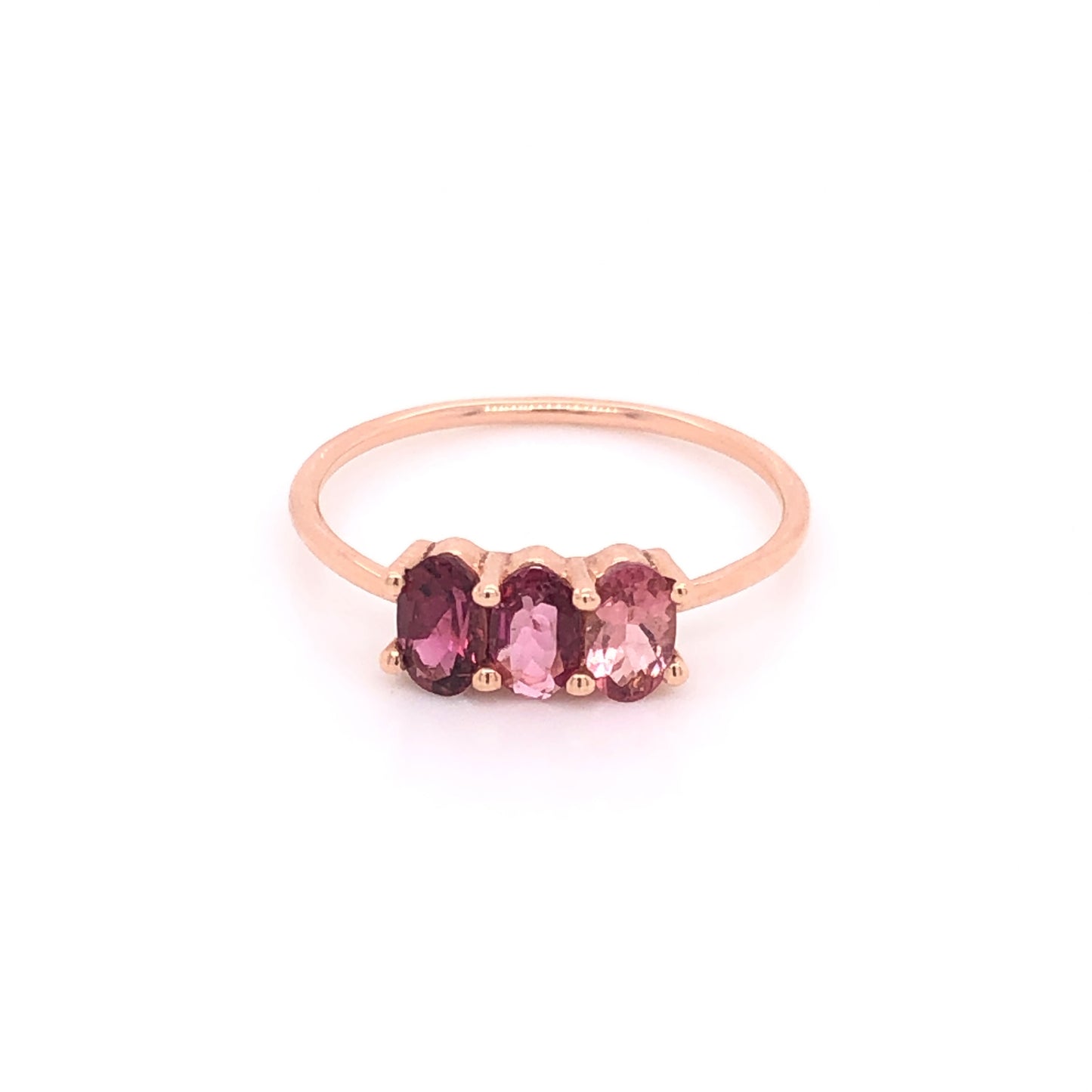 Anillo Soluna Turmalina Rosa Degradado