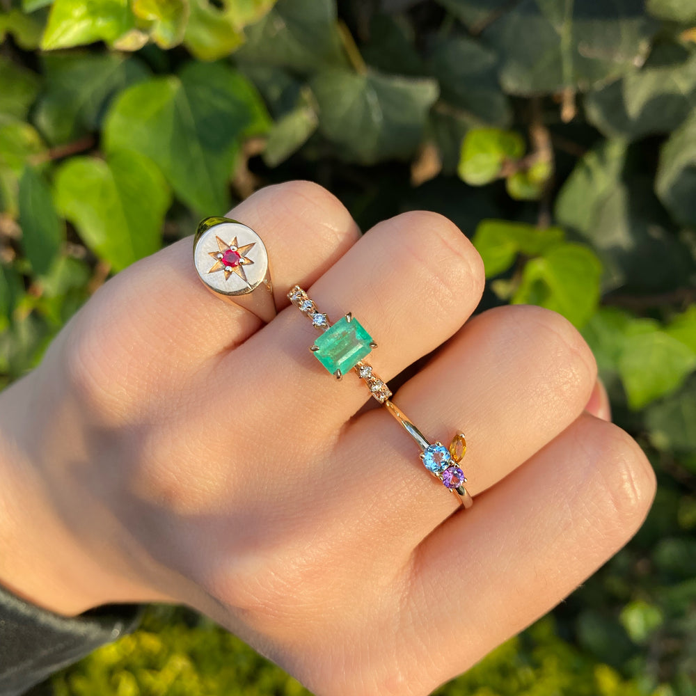 
                      
                        Anillo de Sello de Estrella
                      
                    