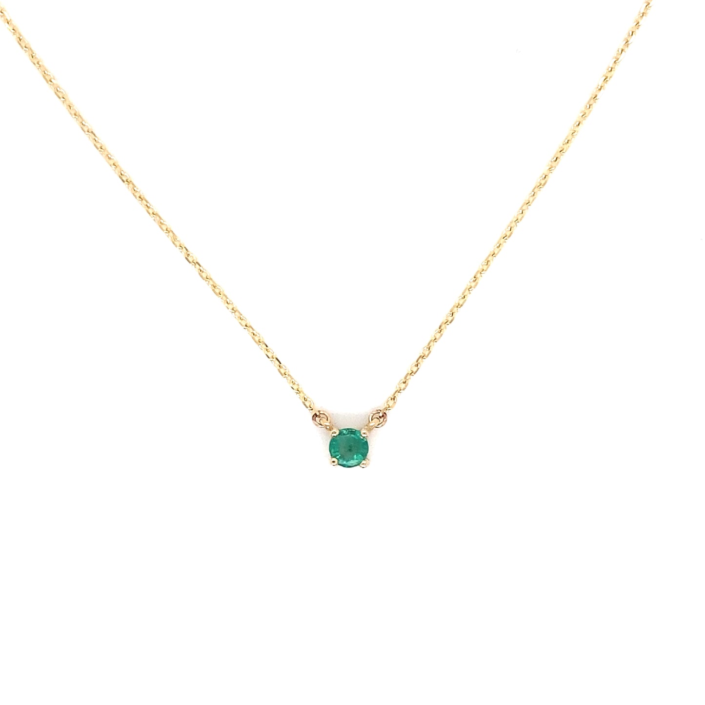 Gemstone Solitaire Necklace