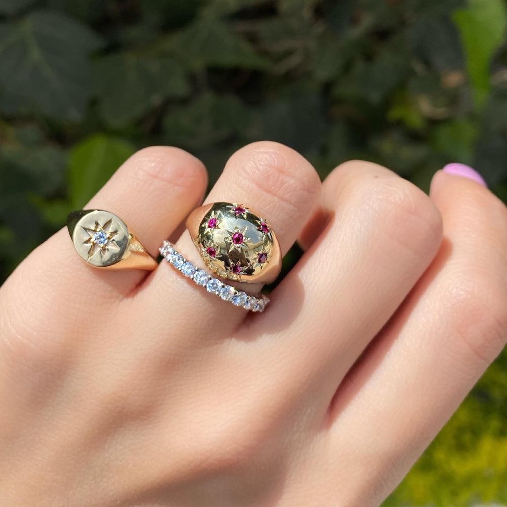 
                      
                        Anillo de Sello de Estrella
                      
                    
