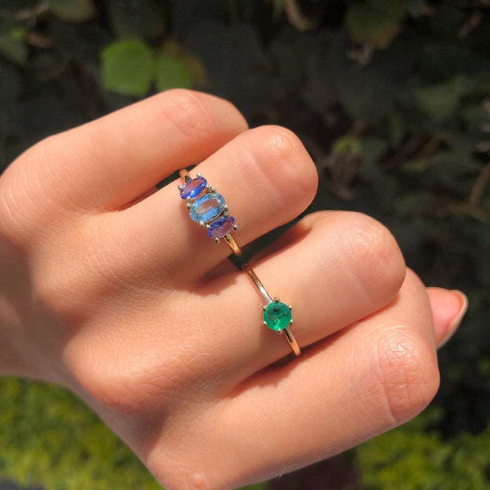 
                      
                        Solitaire Emerald Ring
                      
                    