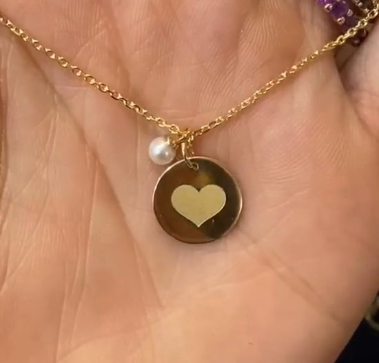 Load image into Gallery viewer, Disc necklace to engrave
