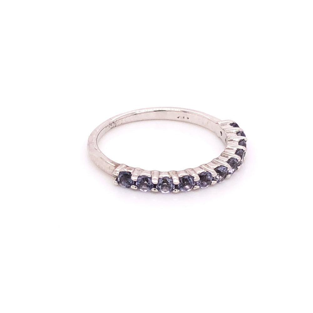 
                      
                        ENTREGA INMEDIATA / Anillo Media Churumbela de Tanzanitas / Oro blanco 14k / Talla 3
                      
                    