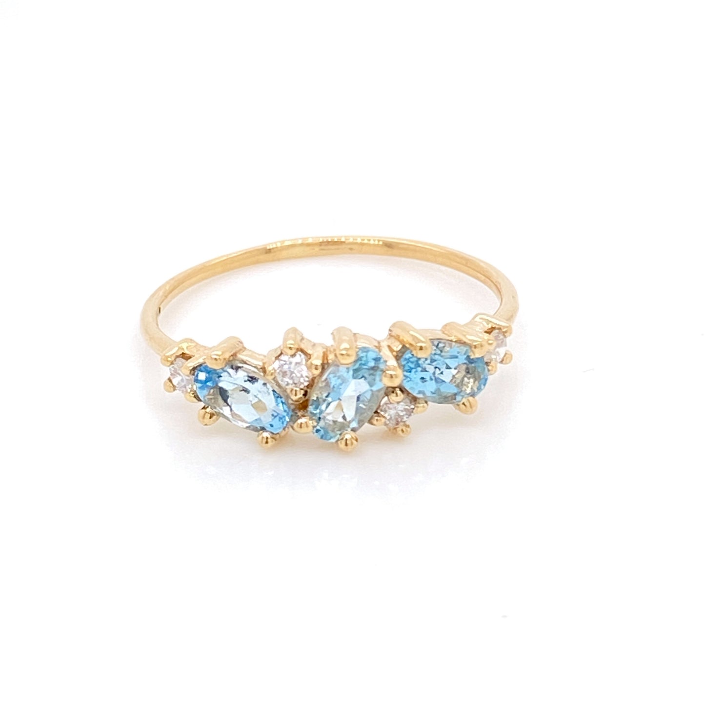 Laura Aquamarines Ring