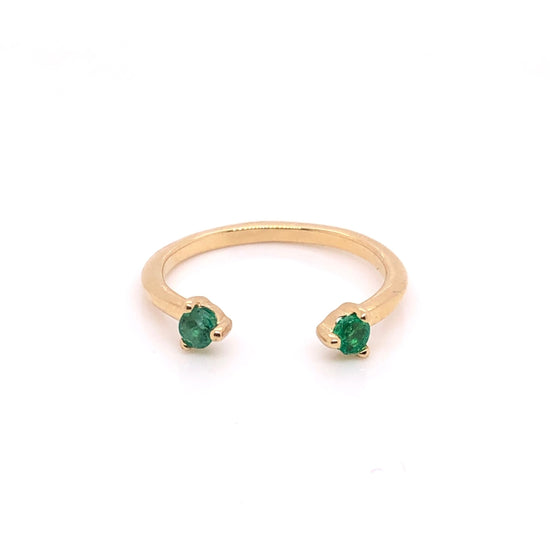 Eva Ring With Emerald, Ruby or Sapphire