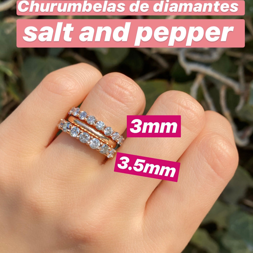 
                      
                        Salt and Pepper Half Diamond Churumbela 3.5mm
                      
                    