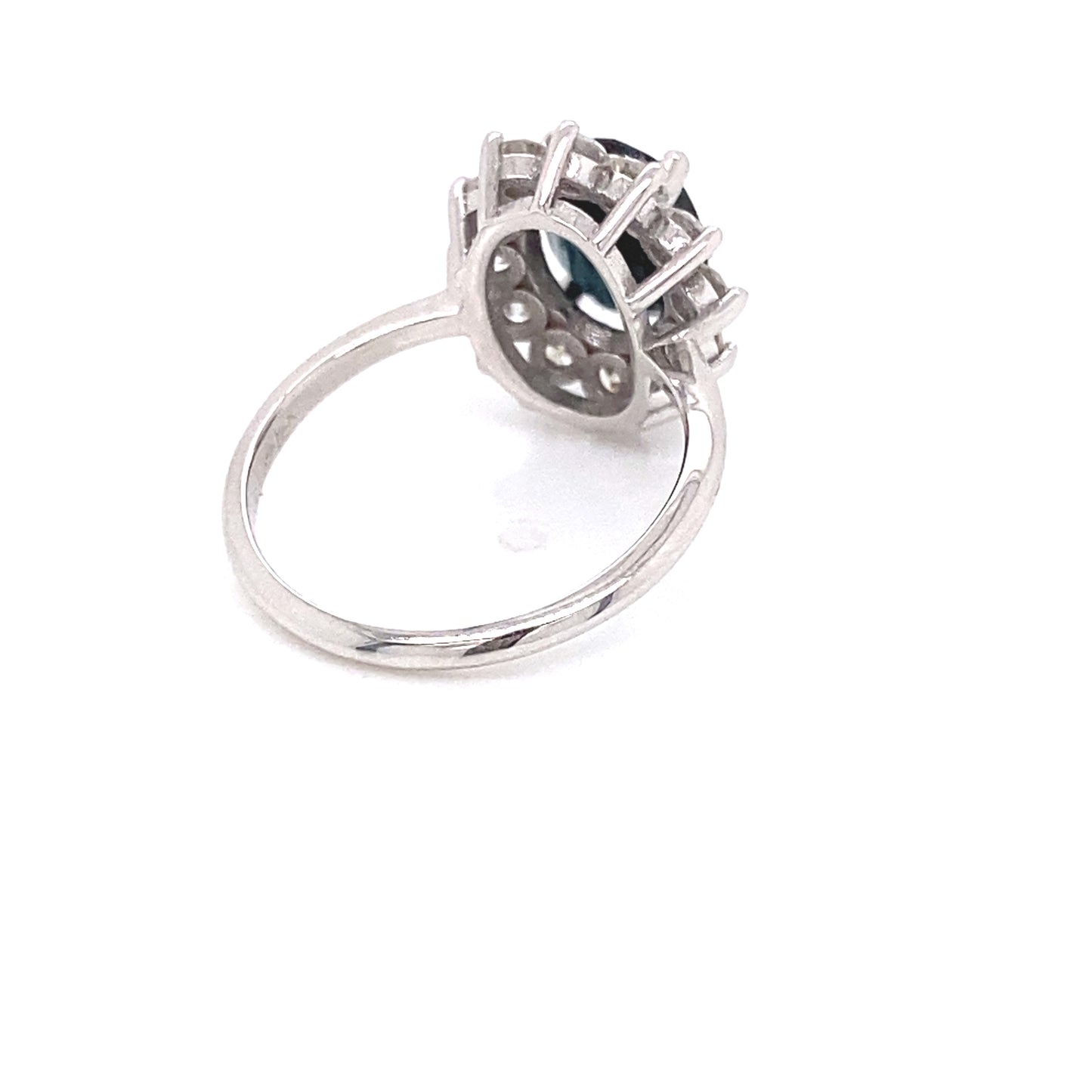 Anillo Kate Grande de Zafiro con Diamantes