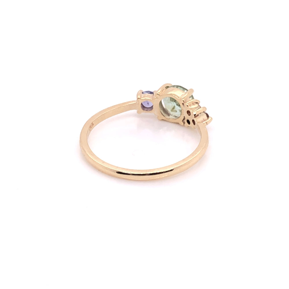 
                      
                        Anillo Turmalina Menta, Tanzanita y Diamantes (pieza única)
                      
                    