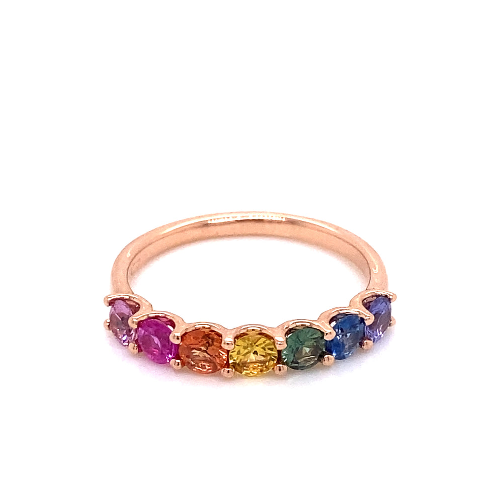 Anillo Leah Arcoiris Grande