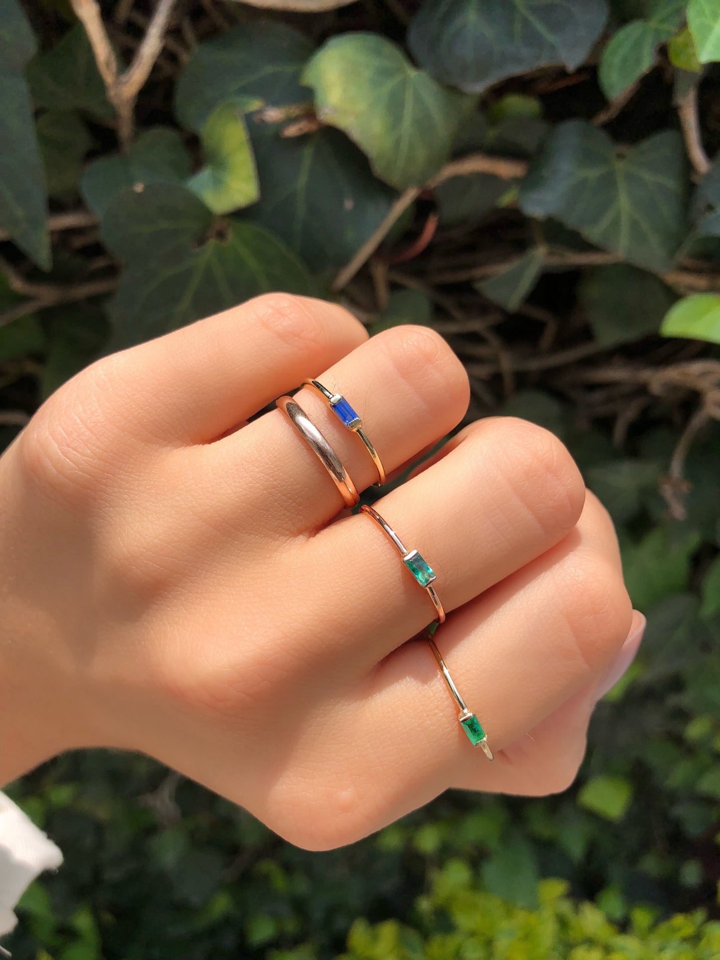 Horizontal Stone Ring