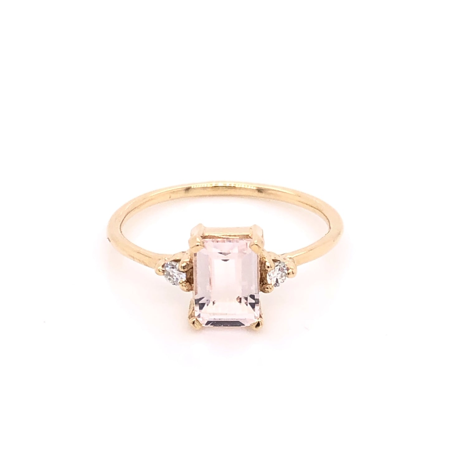 Ximena Morganite Ring with Diamonds Special Edition