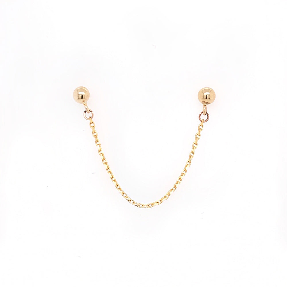 Double chain earring