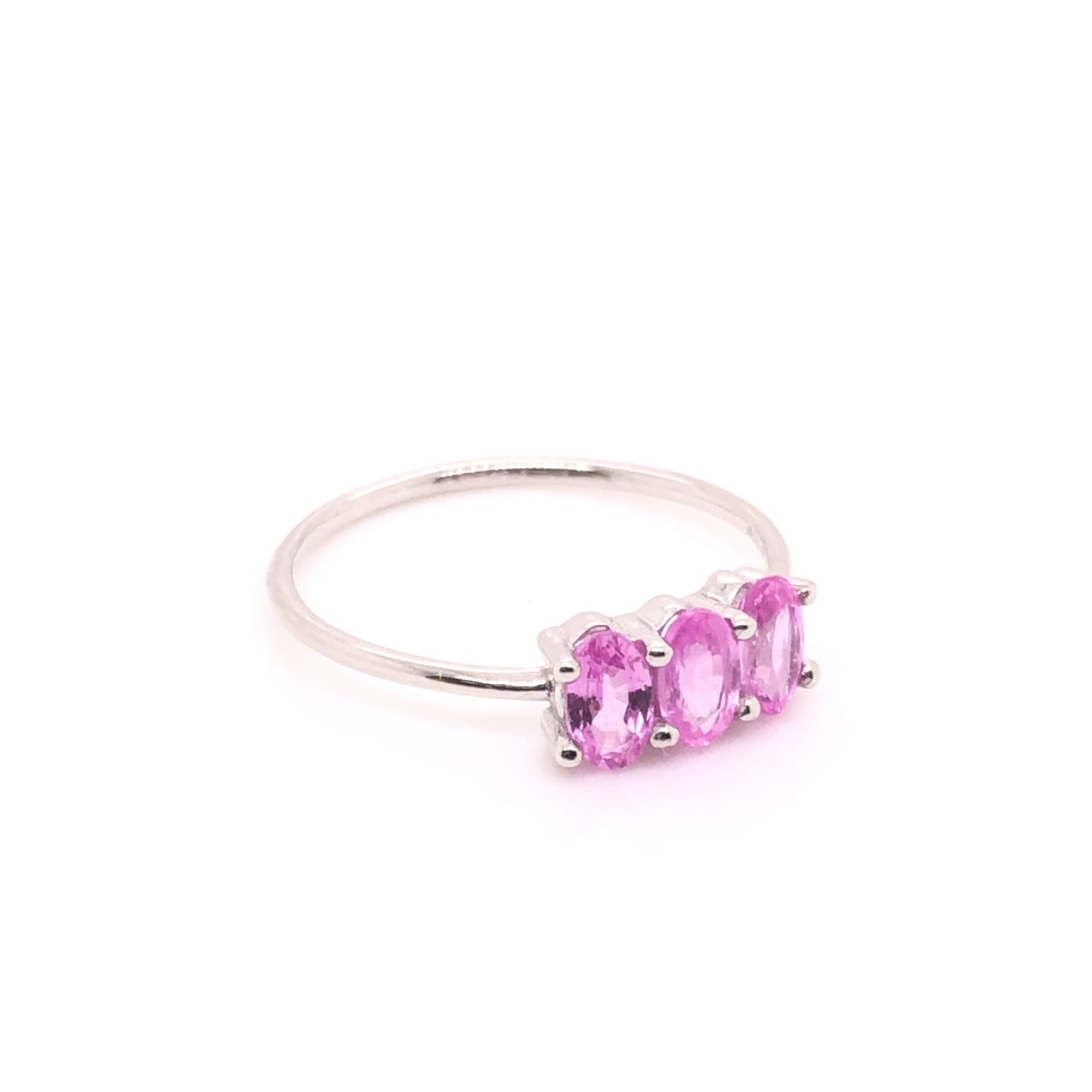 Anillo Soluna con Zafiro Rosa