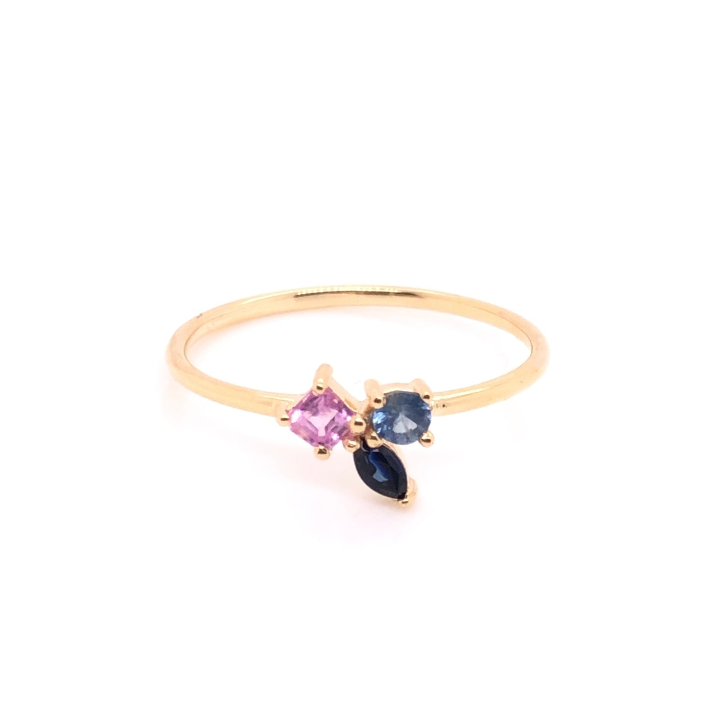 SINGLE PIECE - Mini Sapphire Cluster Ring