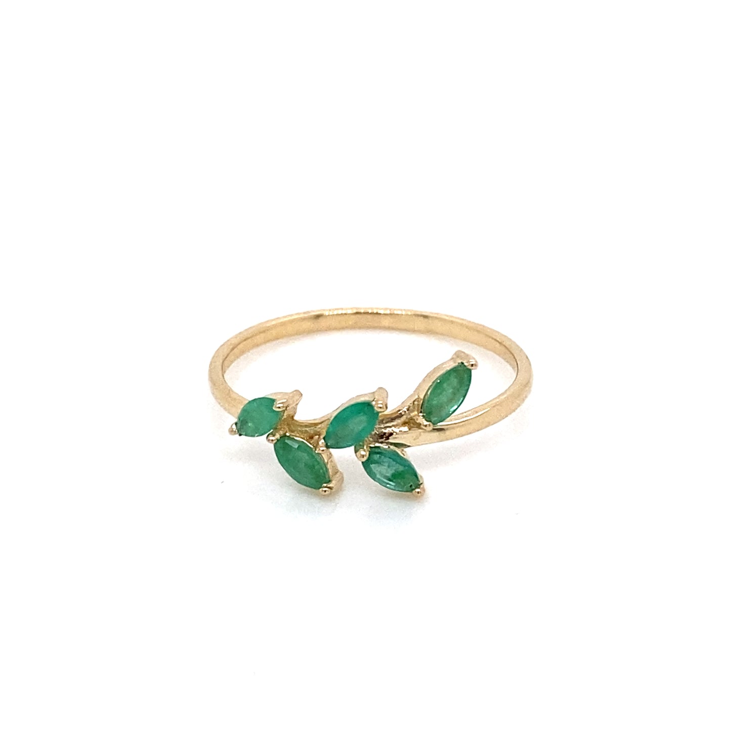 Emerald Flora Ring