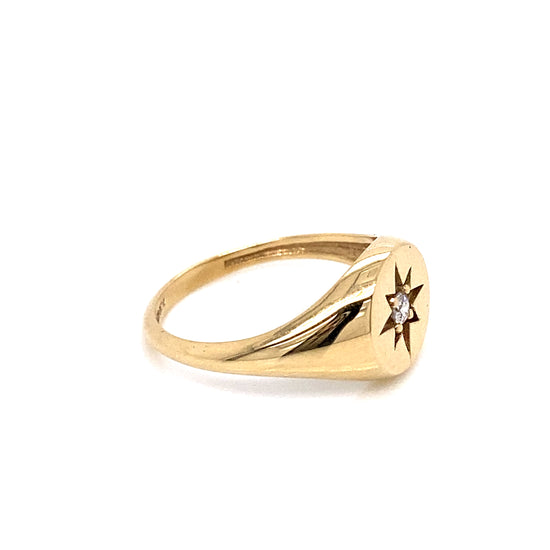 Star Signet Ring