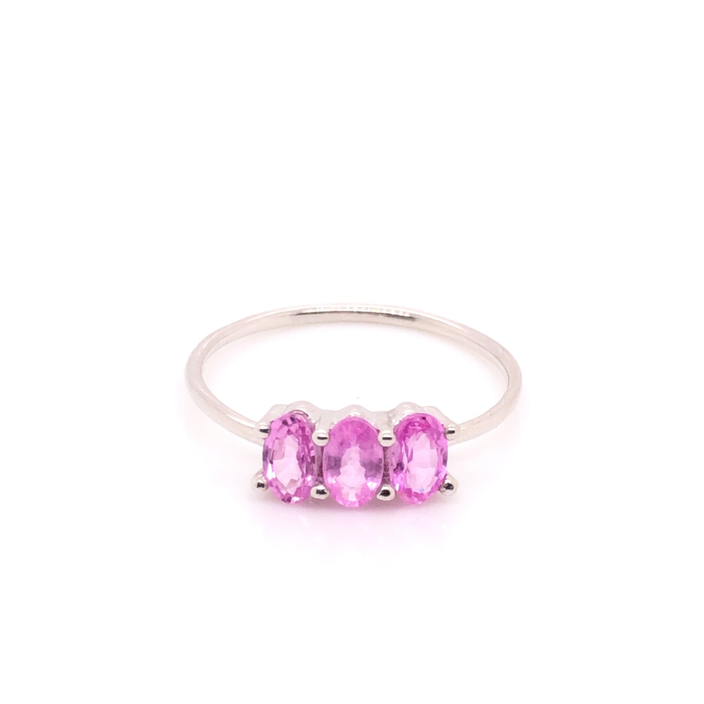 Anillo Soluna con Zafiro Rosa