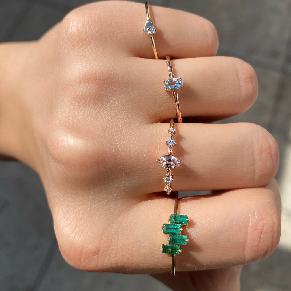 
                      
                        Mini Heart Ring with Diamond
                      
                    