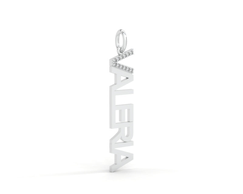 
                      
                        Dije de Nombre Con Inicial en Diamantes
                      
                    