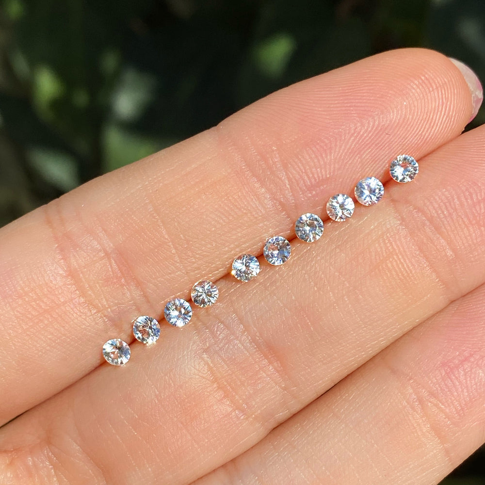 
                      
                        Half Churumbela Carola of White Sapphires
                      
                    