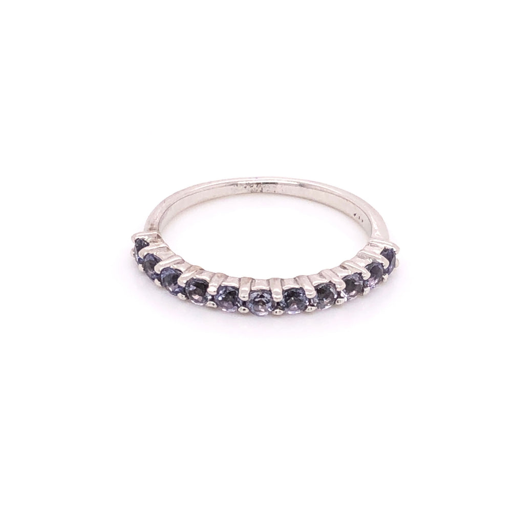 
                      
                        ENTREGA INMEDIATA / Anillo Media Churumbela de Tanzanitas / Oro blanco 14k / Talla 3
                      
                    