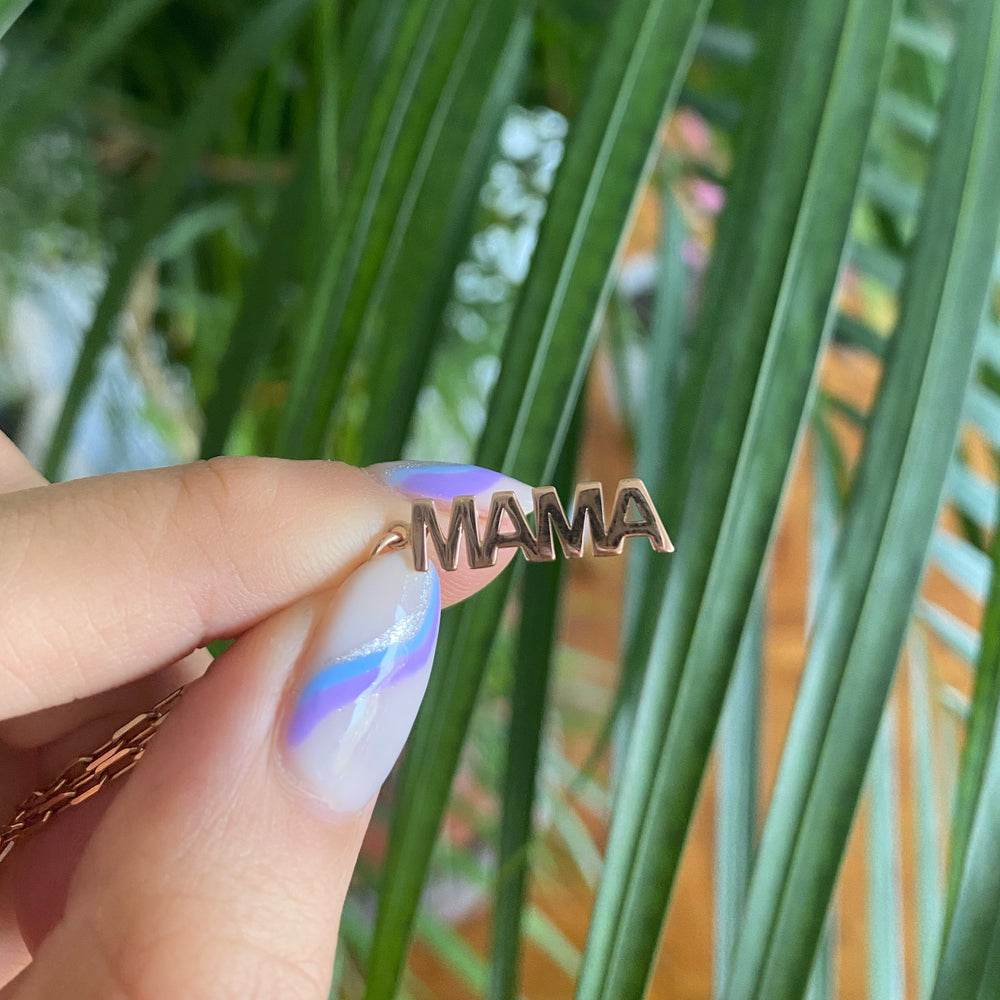 
                      
                        “MOM” Charm Solid Gold
                      
                    