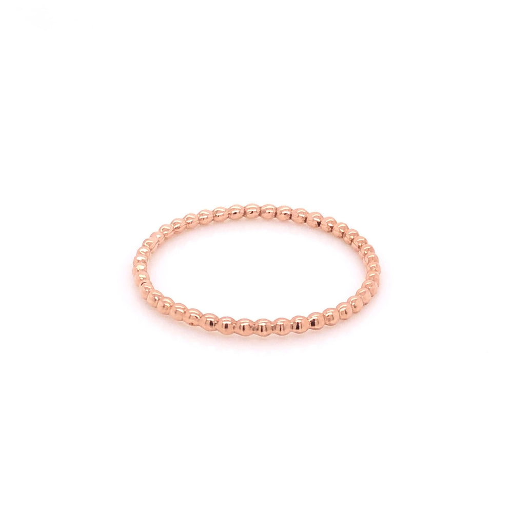 IMMEDIATE DELIVERY / Aliza Hoop / 14k Rose Gold / Size 6.5