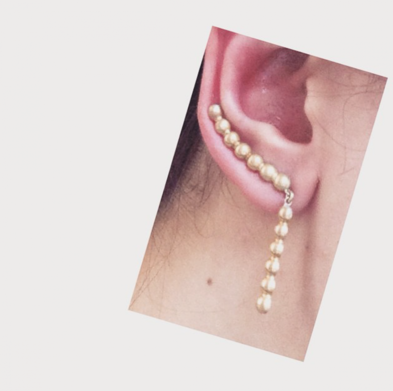 Earclips Colgantes Caviar